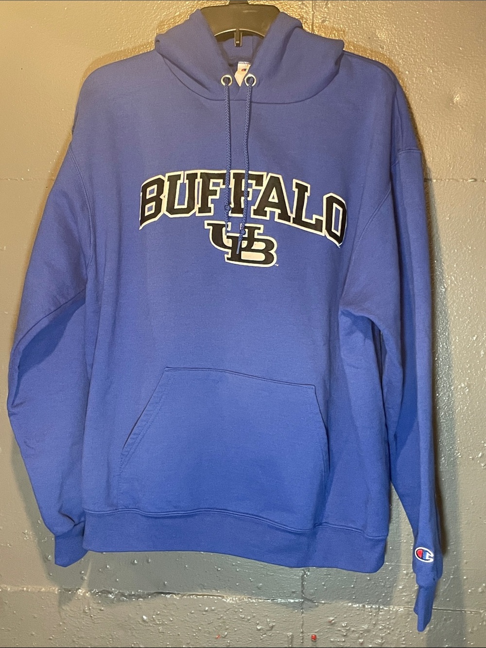 Champion Royal Blue BUFFALO Pullover Hoodie